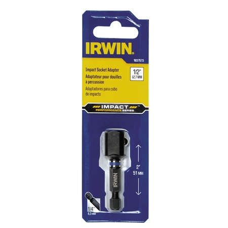 IRWIN Socket Adapter 1/4" to 1/2" IWAF36212